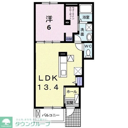 マ・シャンブル Iの物件間取画像